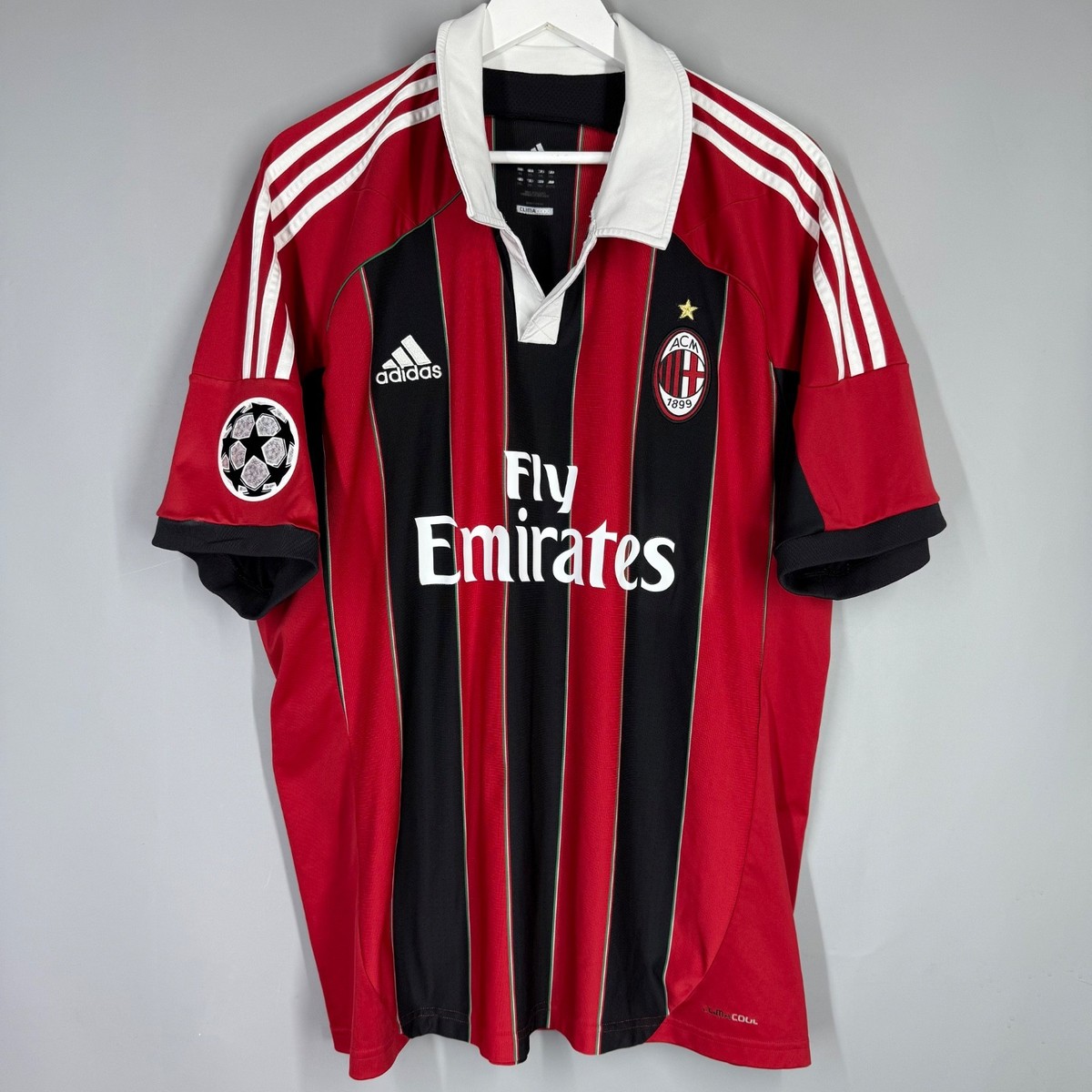 AC MILAN 2012 2013 HOME SHIRT FOOTBALL JERSEY ADIDAS #11