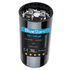 [UL Certified]  161-193 uF MFD ±20% 50/60 Hz CD60 Round 161-193 MFD 110-125 VAC