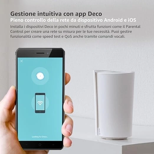 TP-Link Deco X50-5G - Router Modem 5G + WiFi 6 AX3000 Mesh, Porta 2.5Gbps - Immagine 4 di 4