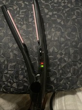 Conair 3/4" Ceramic Hair Straightener Flat Iron Gray Pink Dual Voltage CS4V