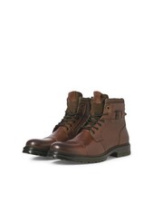 Jack & Jones Herren Schuhe Leder-Stiefel - JfwDexter Biker-Boots Stiefeletten