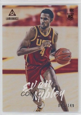 2021 Panini Chronicles Draft Picks Luminance Red /149 Evan Mobley Rookie RC 1u6