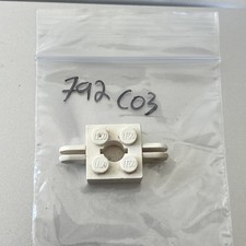 VintageLego 792c03 Brick 2x2 arm holder with hole and 2 arms (Maxi figure body)