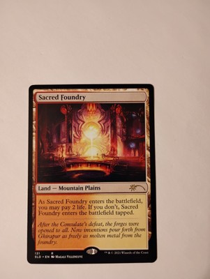 Sacred Foundry Secret Lair Drop Regular