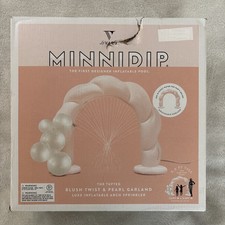 MinniDip Blush Twist Pearl Garland Luxe Inflatable Arch Sprinkler Ages 3 Up