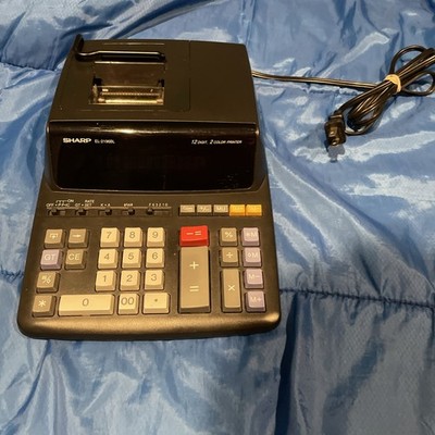 Sharp EL-2196BL Calculator Great condition TESTED