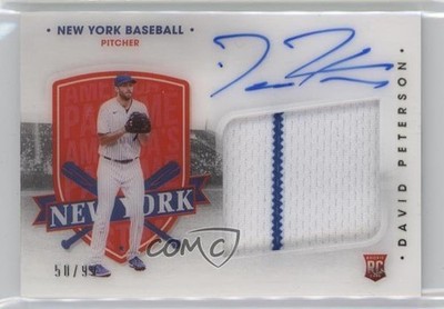 2021 Panini Chronicles 50/99 David Peterson #PMS-DP Rookie Auto RC 0u66