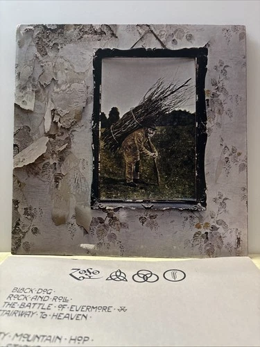 Led Zeppelin “IV” LP 1971  /  Atlantic SD 7208 / Inner /PECKO / PECKO DUCK At/Gp