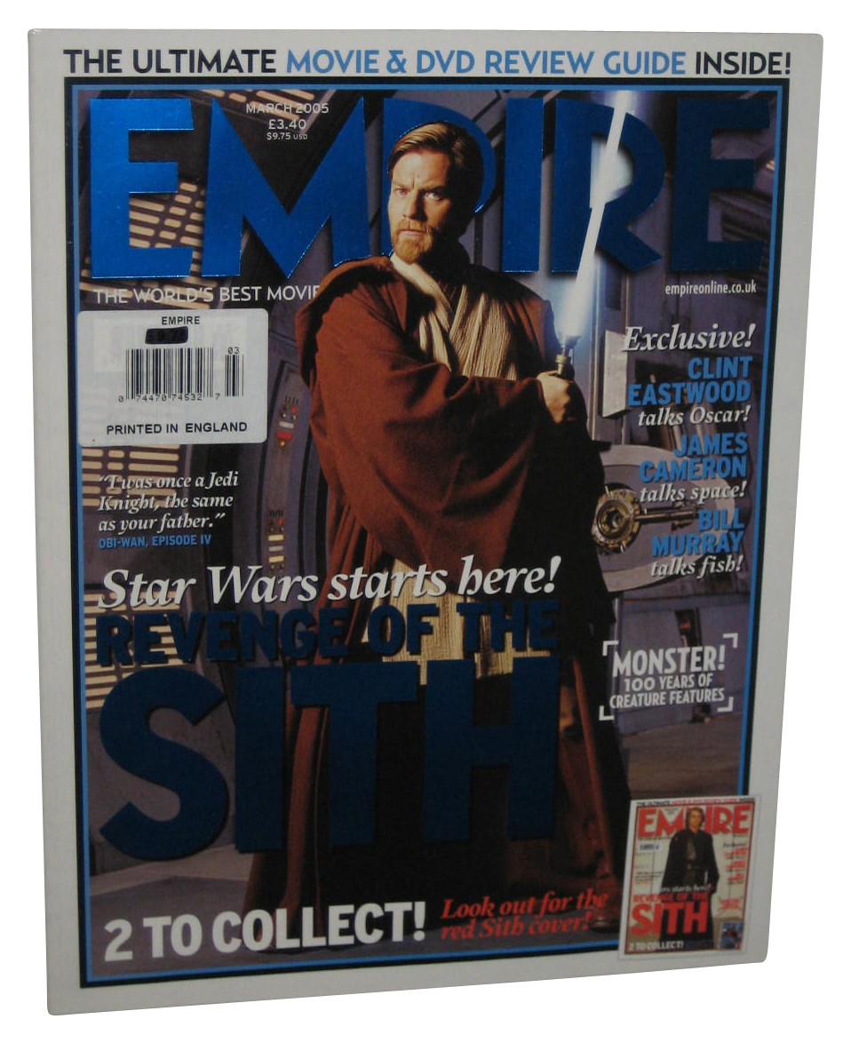 Empire March 2005 Magazine Book #189 - (Star Wars Revenge of The Sith Obi-Wan Ke