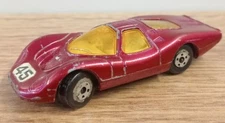 Lesney Matchbox Ford Group 6 Superfast No45 Magenta Diecast Toy Car 1969 Rare