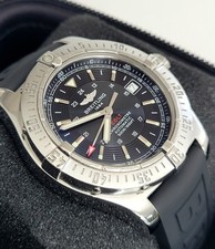 Breitling Colt Automatic Mens Watch 41mm Concentric Dial Dive Pro Strap SERVICED