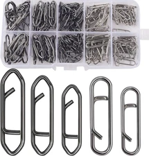 Fishing Power Clips, 200Pcs Fishing Speed Clips for Fishing Lure Quick Change, H