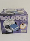 Rotary Rolodex Card File Black Metal with Alphabet Dividers & Cards Vintage Box