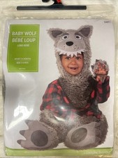 Baby Werewolf INFANT 3 - 6 MONTHS Costume Cosplay 4 Pieces NEW
