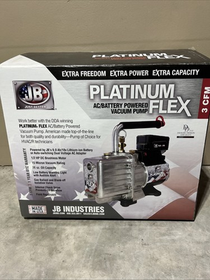 #ad #ad DV 85 FLEX BAT J B INDUSTRIES INC Battery Powered Vacuum Pump 3 CFM $350.00