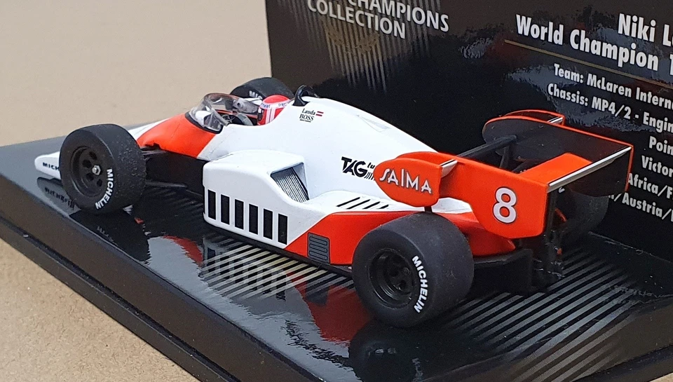 Minichamps 1/43 Scale 436 840008 - F1 McLaren MP4/2 World Champion 1984 Lauda — 第 2/4 张图片
