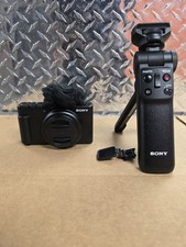 Sony ZV-1F 4K Digital Camera with GP-VPT2BT Wireless Shooting Grip