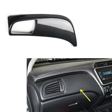For Honda City 2015-2019 RHD ABS Carbon Fiber  Accessories Car Interior Stickers