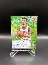 2017 Spectra Rising Stars Signatures Neon Green Prizm /35 John Collins Auto