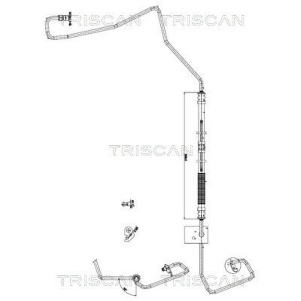 Triscan Hydraulikschlauch Servoschlauch Passend FüR Ford Fiesta | 8516 16028-image
