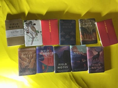 New Field Notes Notebooks Memobooks Set Of 11 #1