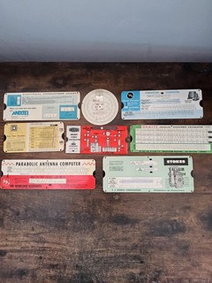 Lot Of 8 Vntg Collection Special Purpose Slide Rules Calculators Used