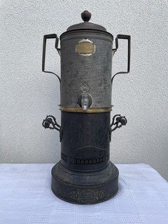 Ancienne Cafetière en métal 19 ème 20ème Café Bistrot Époque Art Nouveau