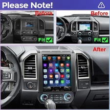 12.1" Android Car Stereo Radio GPS Carplay Tesla Style For Ford F150 2016-2021