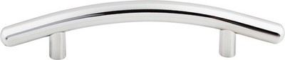 Top Knobs M533 Curved Bar Pull 3 3/4'' (c-c) Polished Chrome
