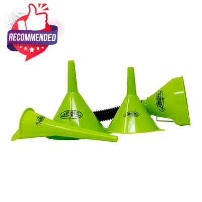  s 4-piece Funnel Set   Flexible Oil Funnels For Automotive Fluids 