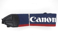 Canon EOS Vintage Blue / Red / White 1 1/2" Camera Neck Strap For SLR / DSLR