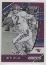 2020 Panini Prizm Draft Picks Purple Prizm Terry Bradshaw #92 HOF 9o3