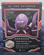 21-22 MVP Al The Octopus Mascot Gaming Card 💥💥💥 Sparkle Foilboard Variant 
