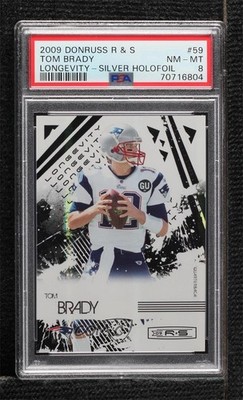 2009 Donruss Rookies & Stars Longevity Parallel Holofoil 13/99 Tom Brady #59 0d3