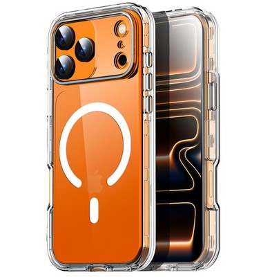 For iPhone17 Pro Max 16 15 13 12 Clear Case Mag Safe Shockproof Heavy Duty Cover