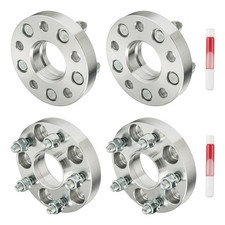 4pcs 25mm 1 Hubcentric Wheel Spacers 5x114.3 64.1 12x1.5 For Honda Acura