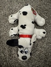 VTG 80s Mini Pound Puppies Dalmatian Stuffed Animal Toy Plush 7 Tonka 1987