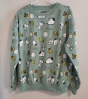 Peanuts Sweatshirt  Green Juniors size XL