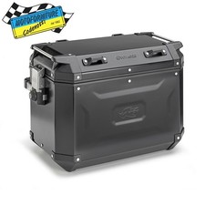 Valigia Laterale Sinistra Alluminio Nero MONOKEY K'VOYAGER KAPPA KVG48BL 48 LT