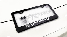 13-present Viper License Plate Frame Black Metal Anti-rust