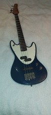 Hartwood Delta Short Scale PJ Style Bass Metallic Blue