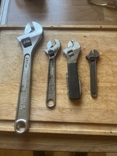 Restposten # 4 x verstellbare Schraubenschlüssel # Bahco, King Dick, gesenkgeschmiedet 