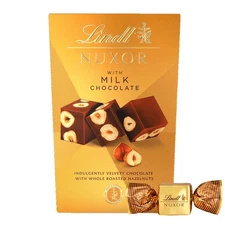 Lindt NUXOR MILK CHOCOLATE - Chocolate with Whole Hazelnuts Box 150g / 5.29oz
