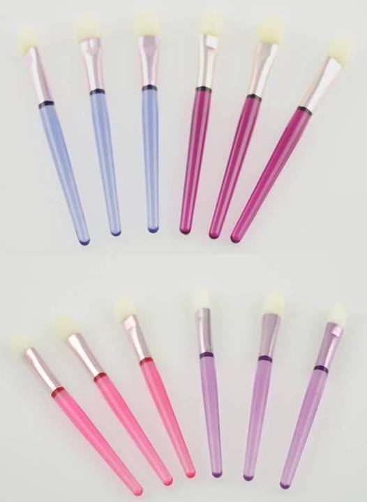 6 Pieces Eyeshadow Applicators Makeup Brush Applicators