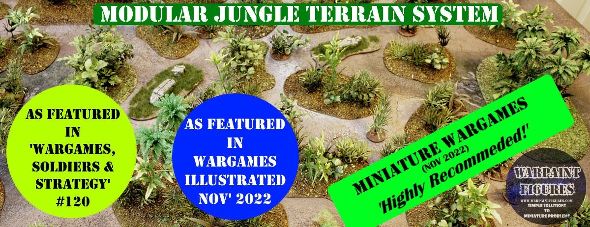 Lot De 4 Socles Carrés 25mm Pour Figurines Warhammer, Jungle, Etc. - Neuf (état Occasion)