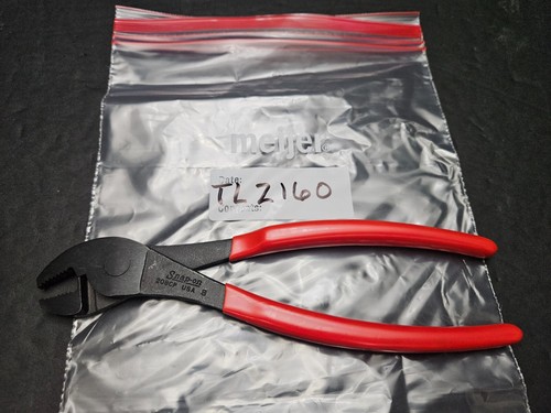 SNAP ON #208CP 8" RED HANDLE ANGLE NOSE BATTERY TERMINAL PLIERS (TL2160)