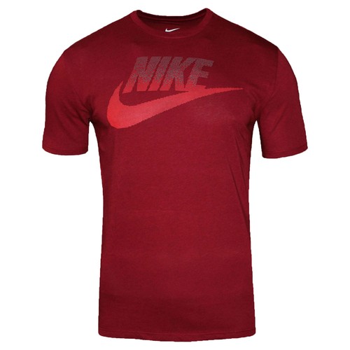 Nike Mens Oversize Speckle Futura T Shirt Crew Neck Big Logo Shortsleeve Tee - Picture 2 of 16