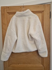 Fabletics Tahoe Teddy Jacket Size Small Bone