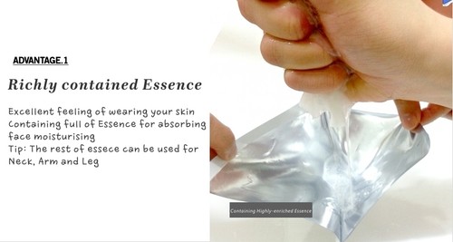 Moisture Essence Face Mask Sheet Korean Facial Beauty Skin Care Collagen Pack - Picture 4 of 29