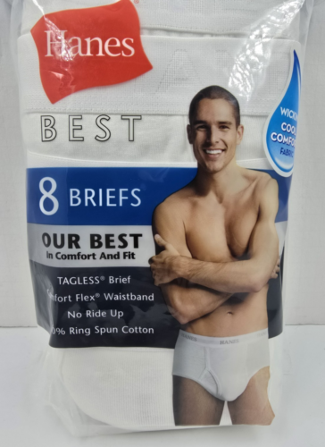 Hanes Premium Slips Herren Größe MEDIUM 8er Pack Tighty Whities Unterwäsche - Bild 4 von 7